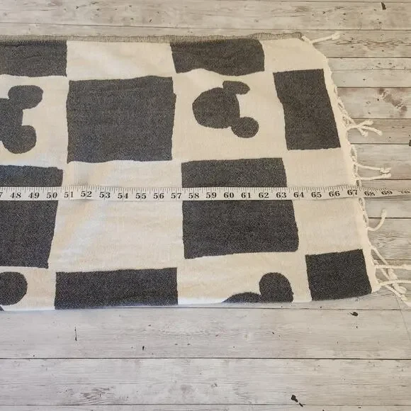 Sand Cloud Disney Mickey Checker Beach Throw Towel - Picture 5 of 6